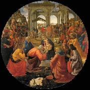 GHIRLANDAIO, Domenico Adoration of the Magi oil painting on canvas